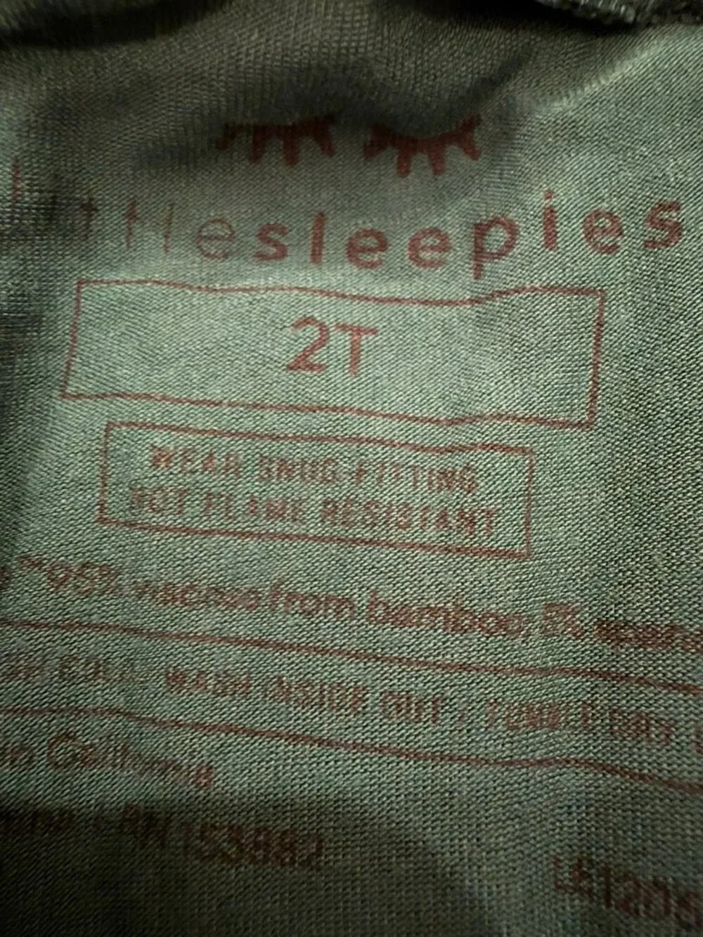 Little Sleepies Dark Teal Bamboo Pajama Pants 2T
